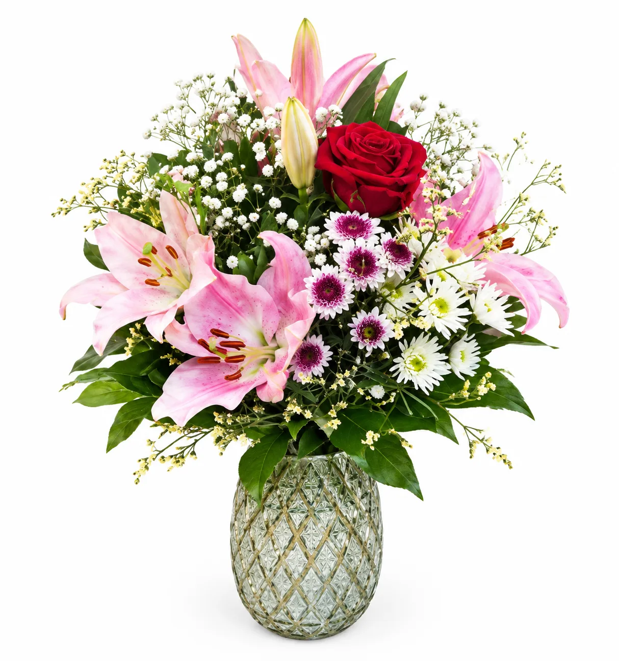 Pinke Lilienstrauß2
